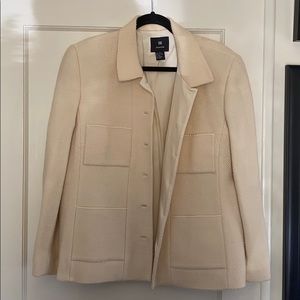 Cream colored dress jacket Size 16